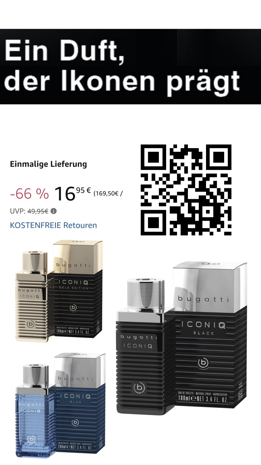 MeGa Deal 66% reduziert. BUGATTI ICONIQ