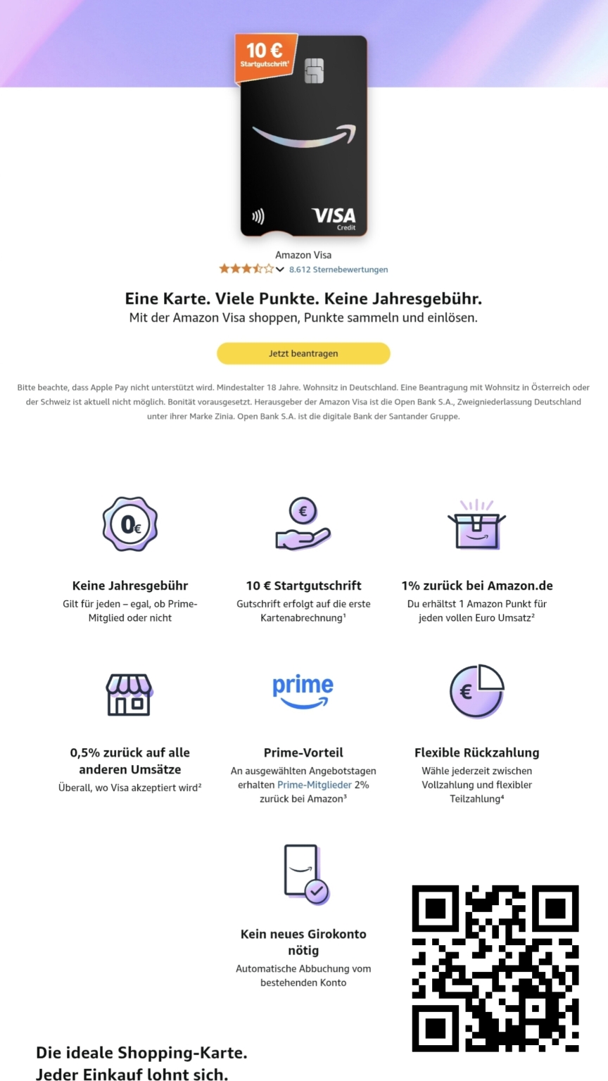 AMAZONVISA (Shopping Card) DE
