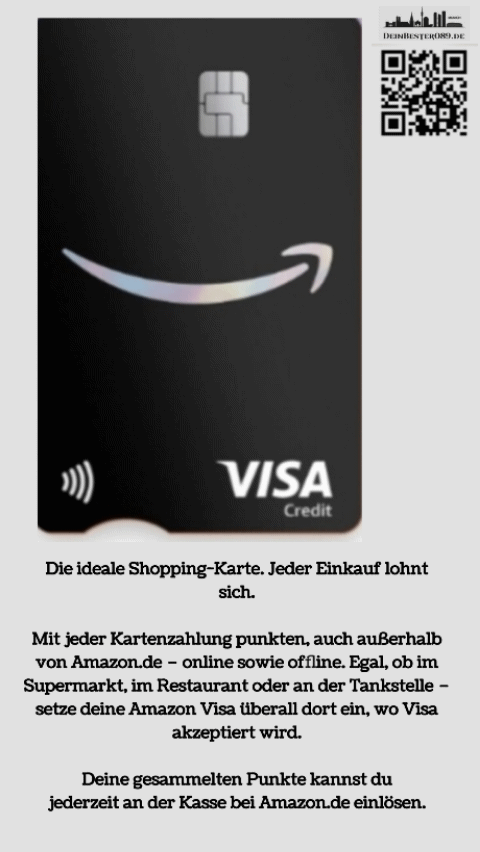 Amazon VISA (Nicht nur Amazon)🔥👍