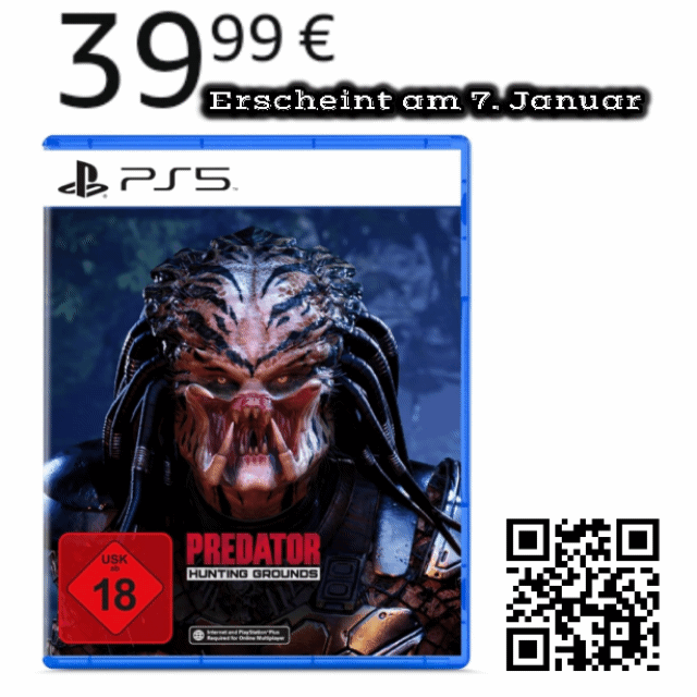 Erscheint am 7. Dezember Predator Hunting Grounds