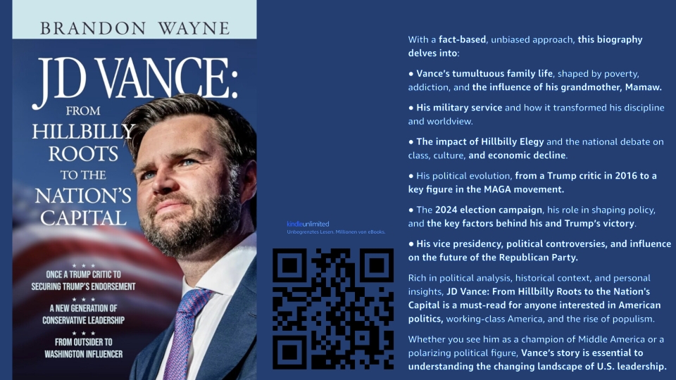 BIO des amerkanischen Vizepräsidenten JD Vance
