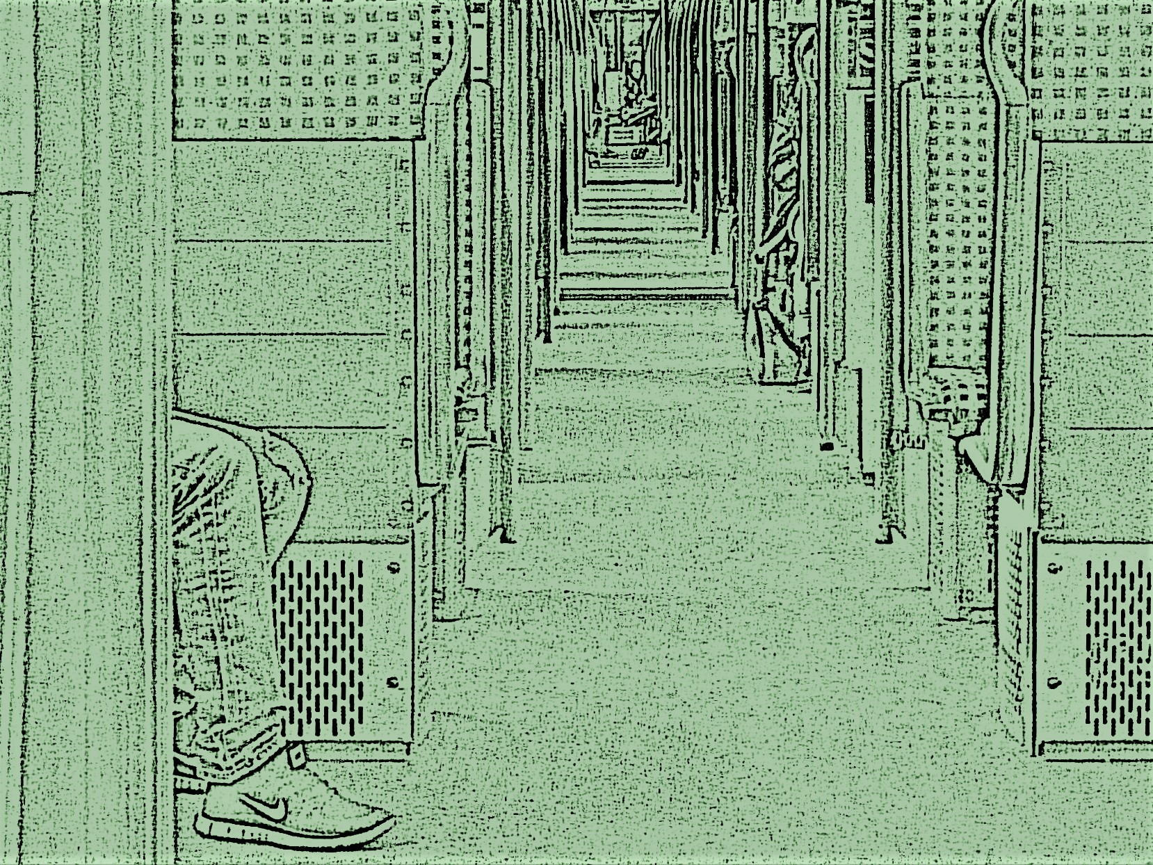 In der S-Bahn (Michael Steinborn)