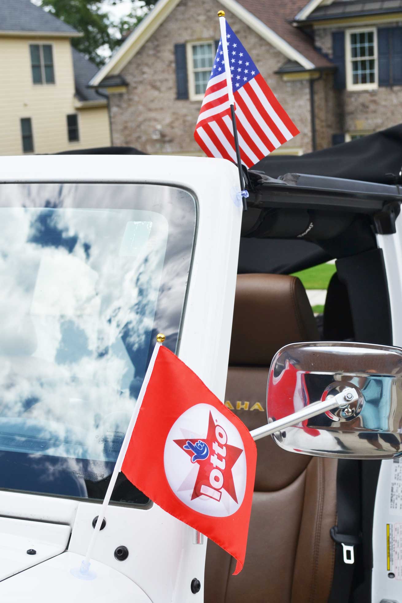 Stick Flag Suction Cup Mini Color Legends Flags Banners Displays