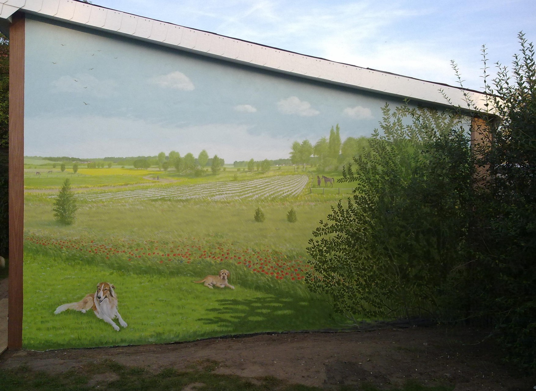 Wände außen, Illusionen - Ich male Ihre Wünsche wahr.Wandmalerei