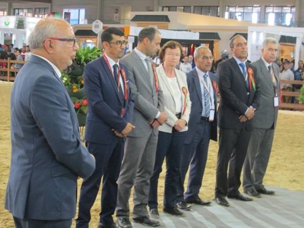 Die  OMCB Zuchtrichterkommission in EL Jadida 2019 nach Abschluss des Int. Championats (Foto K. Wemken)