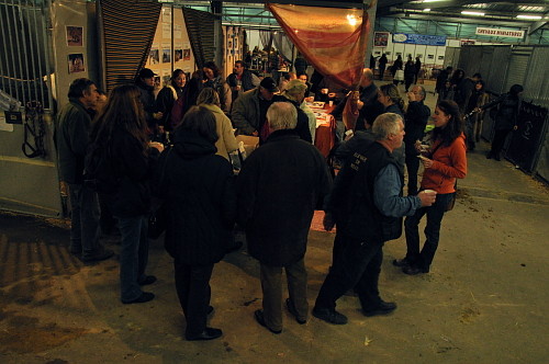 Am Stand des AFCB (Association Française du Cheval Barbe)