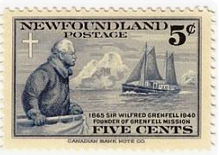 Briefmarke Newfounldand Sir Grenfell