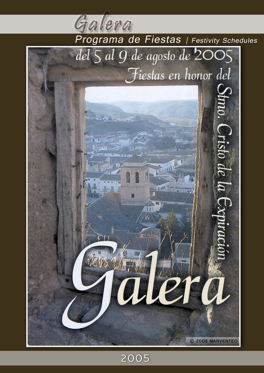 Programa Fiestas de Galera 2005