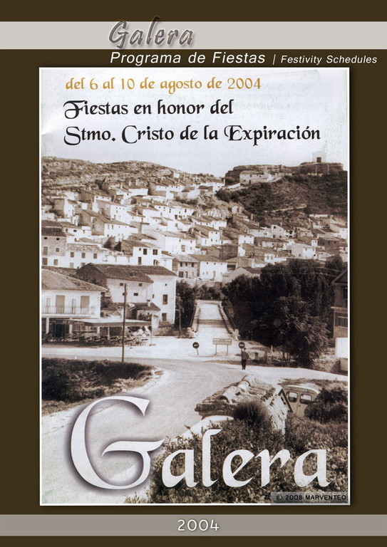 Programa Fiestas de Galera 2004