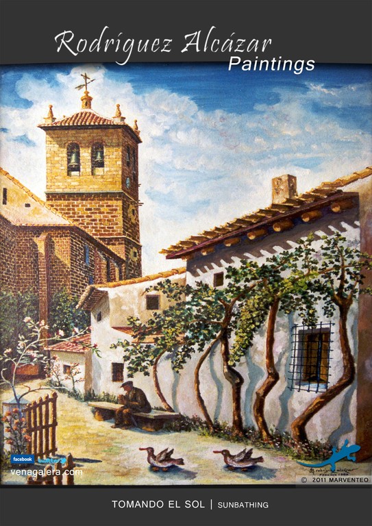 Tomando el sol - Pintor Jesús Rodríguez Alcázar - Puebla de Don Fadrique