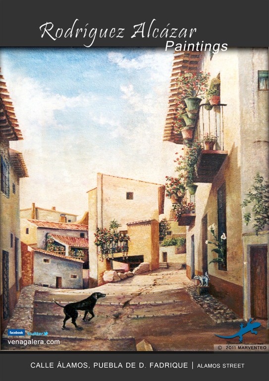 Calle Álamos - Pintor Jesús Rodríguez Alcázar - Puebla de Don Fadrique