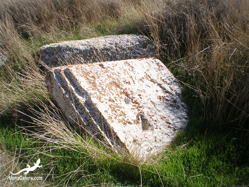 Famosa piedra con la "Pisá del Moro" en el Cerro del Real