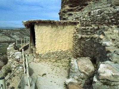 Vista de una vivienda tipo de los habitantes del Castellón Alto