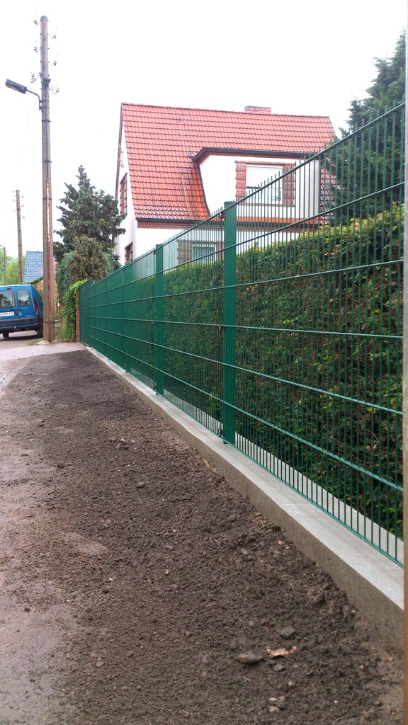 Doppelstabzaun Zaunbau Fischer