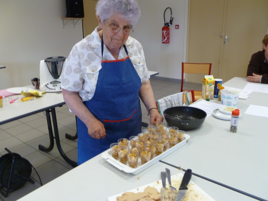 Cécile nous présente ses verrines foie gras aux poires