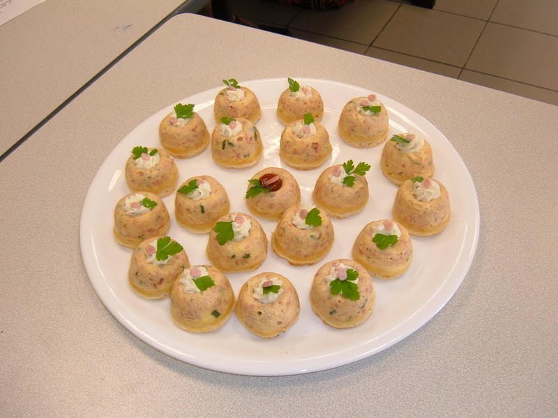 Minis dômes jambon