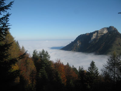 Herbstlicher Blick ins Inntal