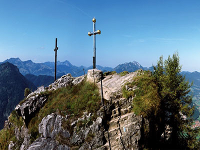 2 Gipfelkreuze am Kranzhorn