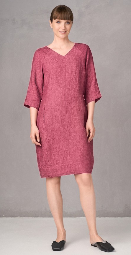 chinese dress ladies Linen Wrap Dress - Midi Length, Perfect for Summer & Special Occasions - Dark Green - XL