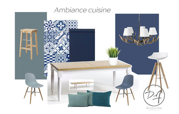 Planche d'ambiance cuisine - Décor Zé Âme