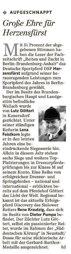 Veröffentlicht in der Lausitzer Rundschau am 23.11.2013
