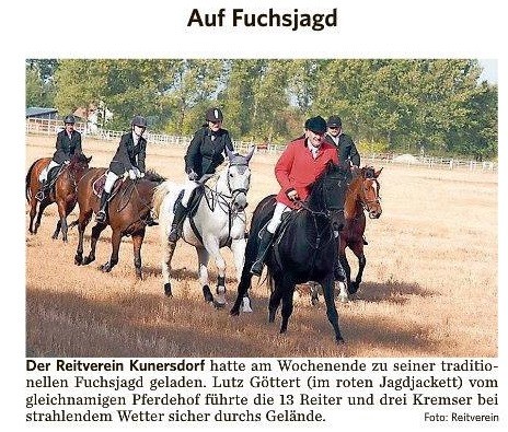 Beitrag in der Lausitzer Rundschau am 07.10.2013