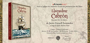 Libro sobre el pirata gaditano Pedro Cabrón, escrito por Javier Fornell