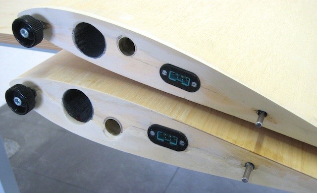 Tragflächenwurzel mit Anpassung Rumpf, Arretierung, RC-MPX-Stecker "Erstellt"