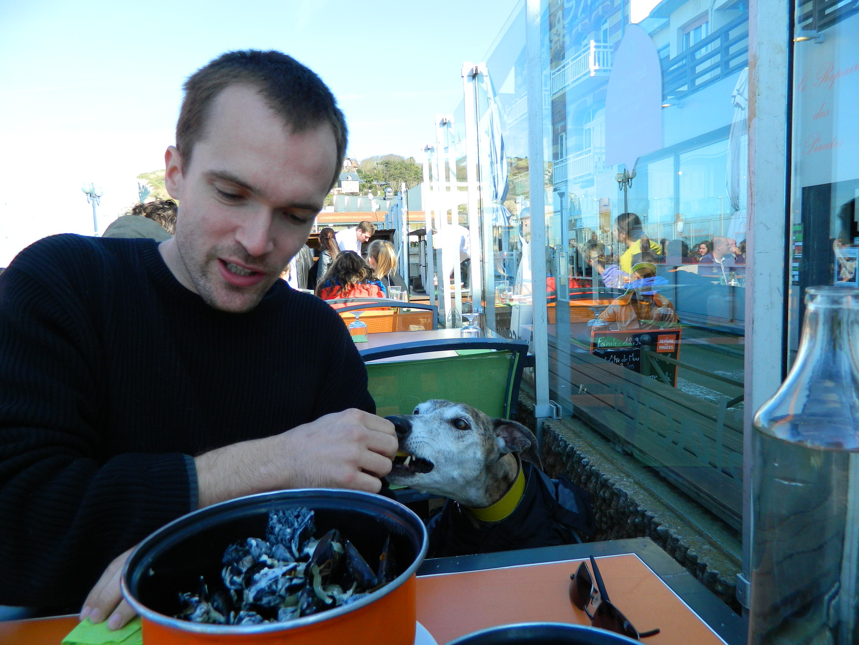 Les moules frites d'Etretat