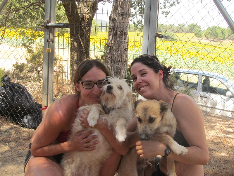 Retrouvailles avec Inma et câlins à Nano