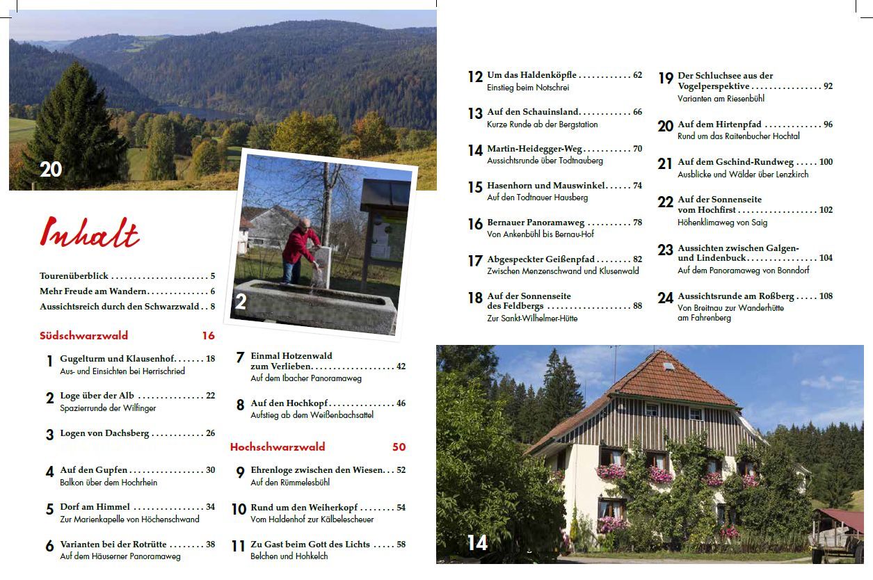 Panoramawege für Senioren Südschwarzwald - Inhalt