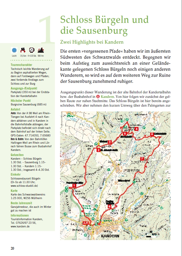 Vergessene Pfade Schwarzwald | Beispieltour 1