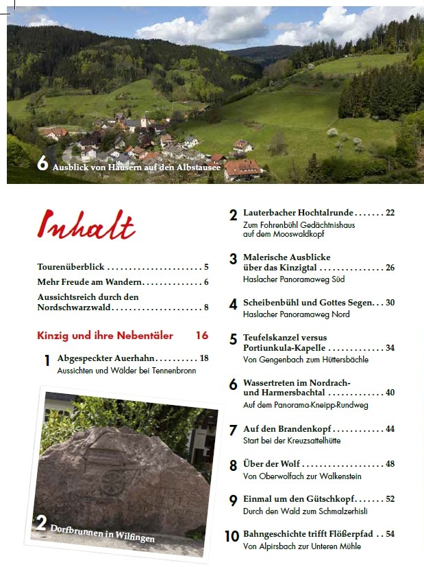 Panoramawege für Senioren Nördlicher Schwarzwald | Inhalt 1