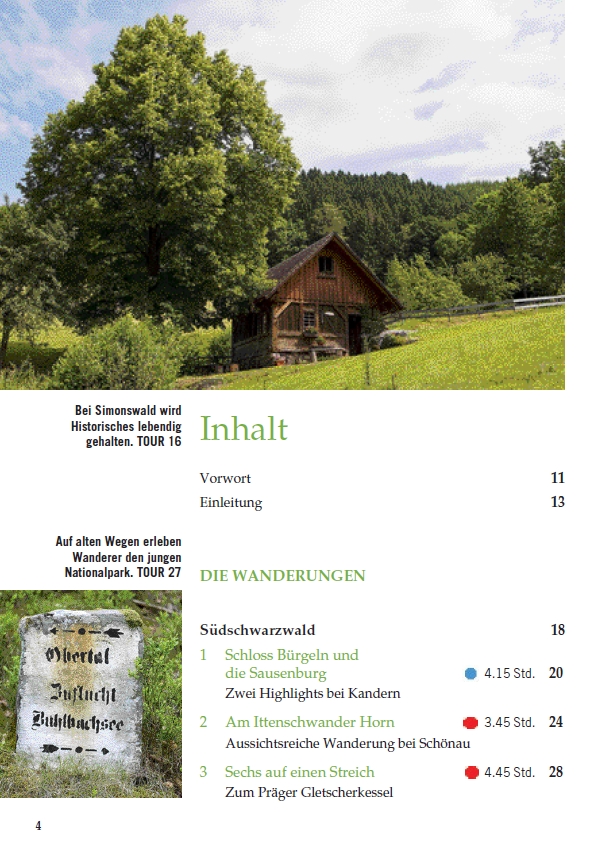 Vergessene Pfade Schwarzwald | Inhalt 1