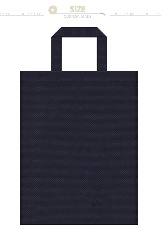 濃紺色の不織布バッグにお奨めのイメージ：インディゴデニム・深海・宇宙・星空・学校・学園・学習塾・書店・企業・ビジネス