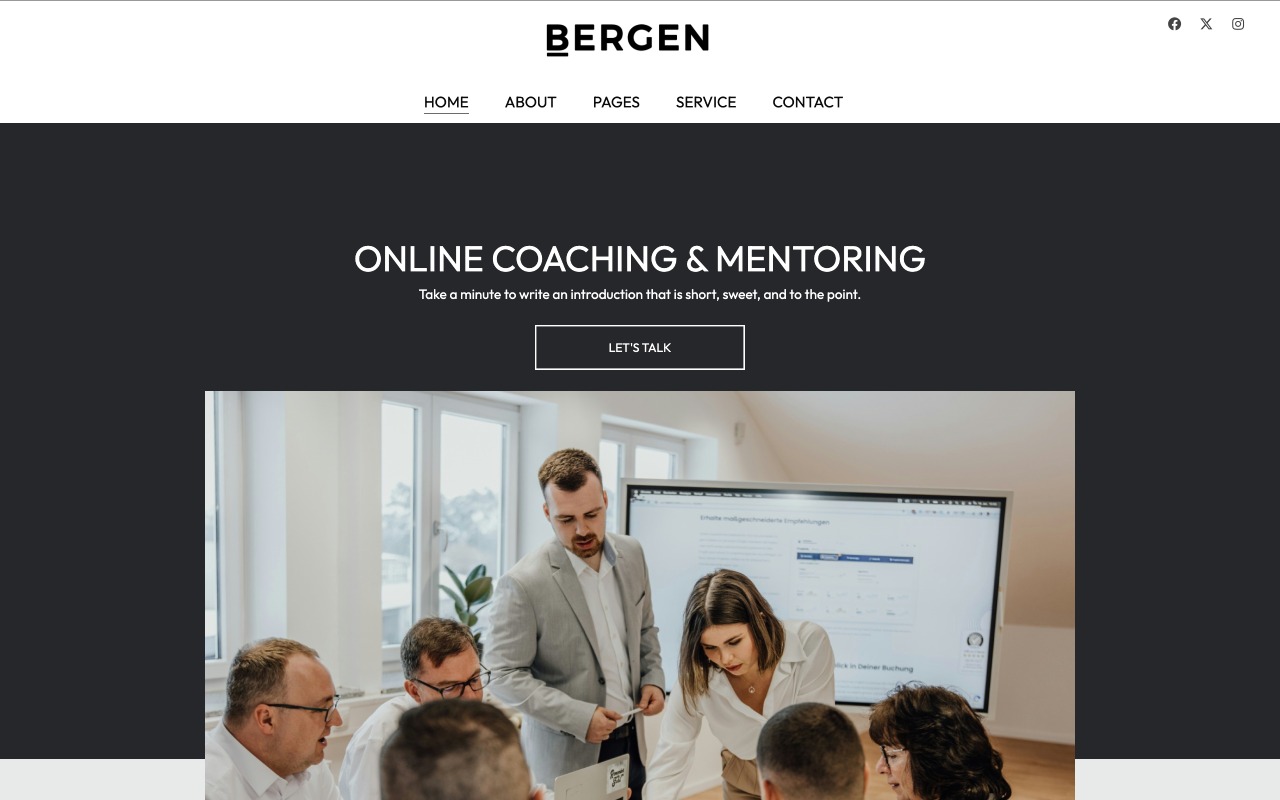 Bergen jimdo-template