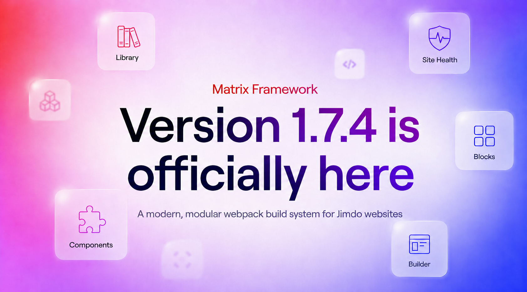 Matrix Framework v1.7.4: Smarter Admin Tools for Jimdo Websites