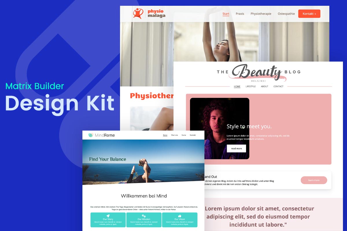 Design Kit for Jimdo templates