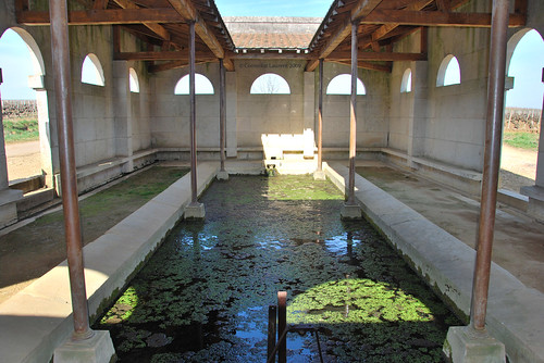 Lavoir of Puligny-Montrachet:A Lavoir is a public place in France set aside for the washing of clothes