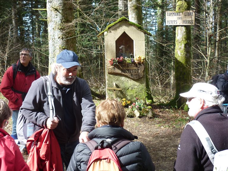 pause près de la Madonne mais sans petits fours...