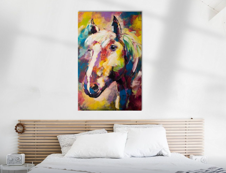 Gemälde Pferd Bild Kunst Tier Kunst kaufen Kunstwerk Acrylgemälde Katrein Seybold