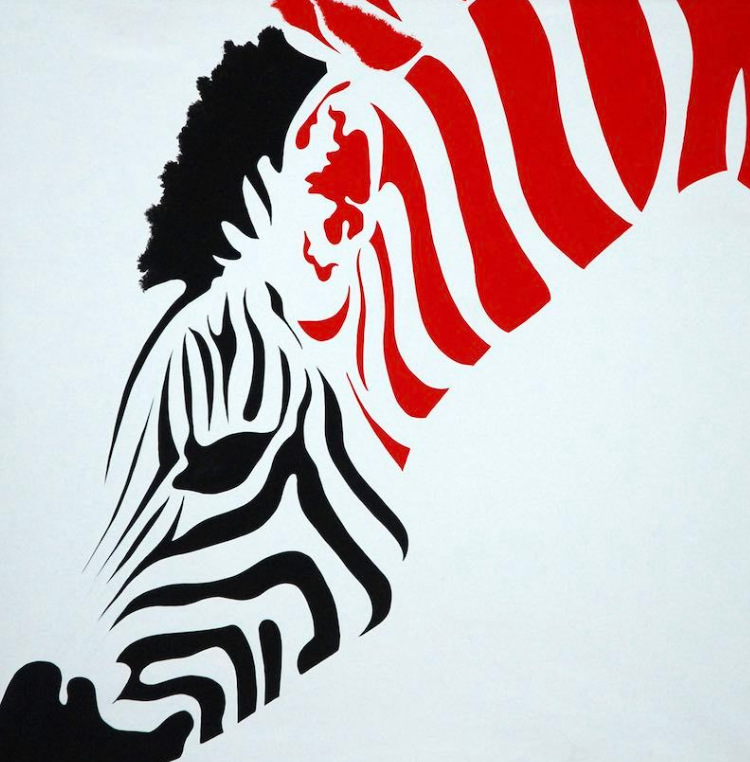 Tapisserie le Zebre