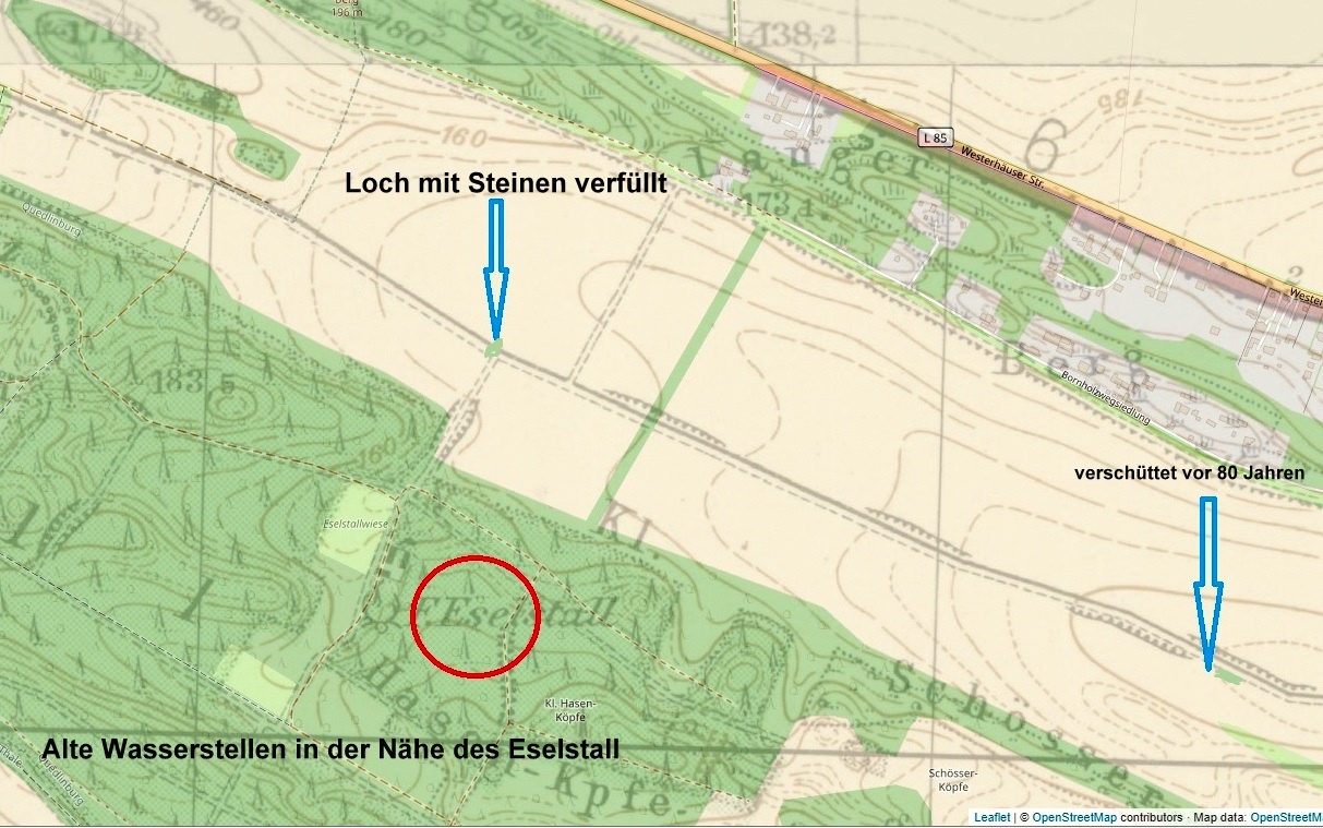 Hier noch einmal die alte Verbindung zum Wasser