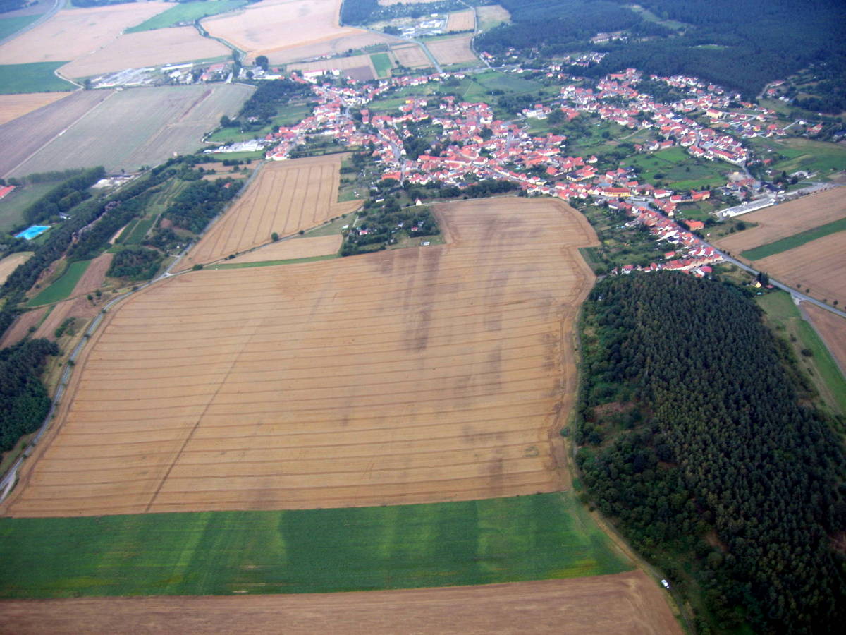 Blick über Lästerberg nach Osten