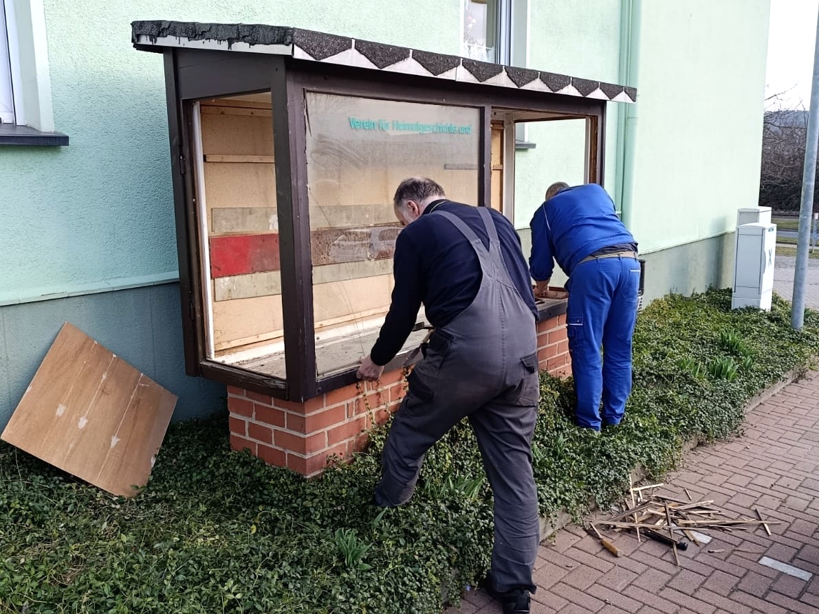 Er wurde in Handarbeit demontiert