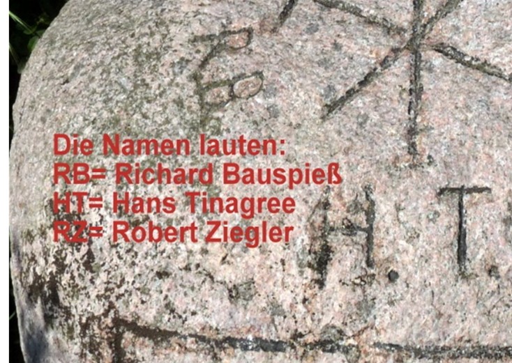 Die Namen waren: Richard Bauspieß, Hans Tinagree und Robert Ziegler.