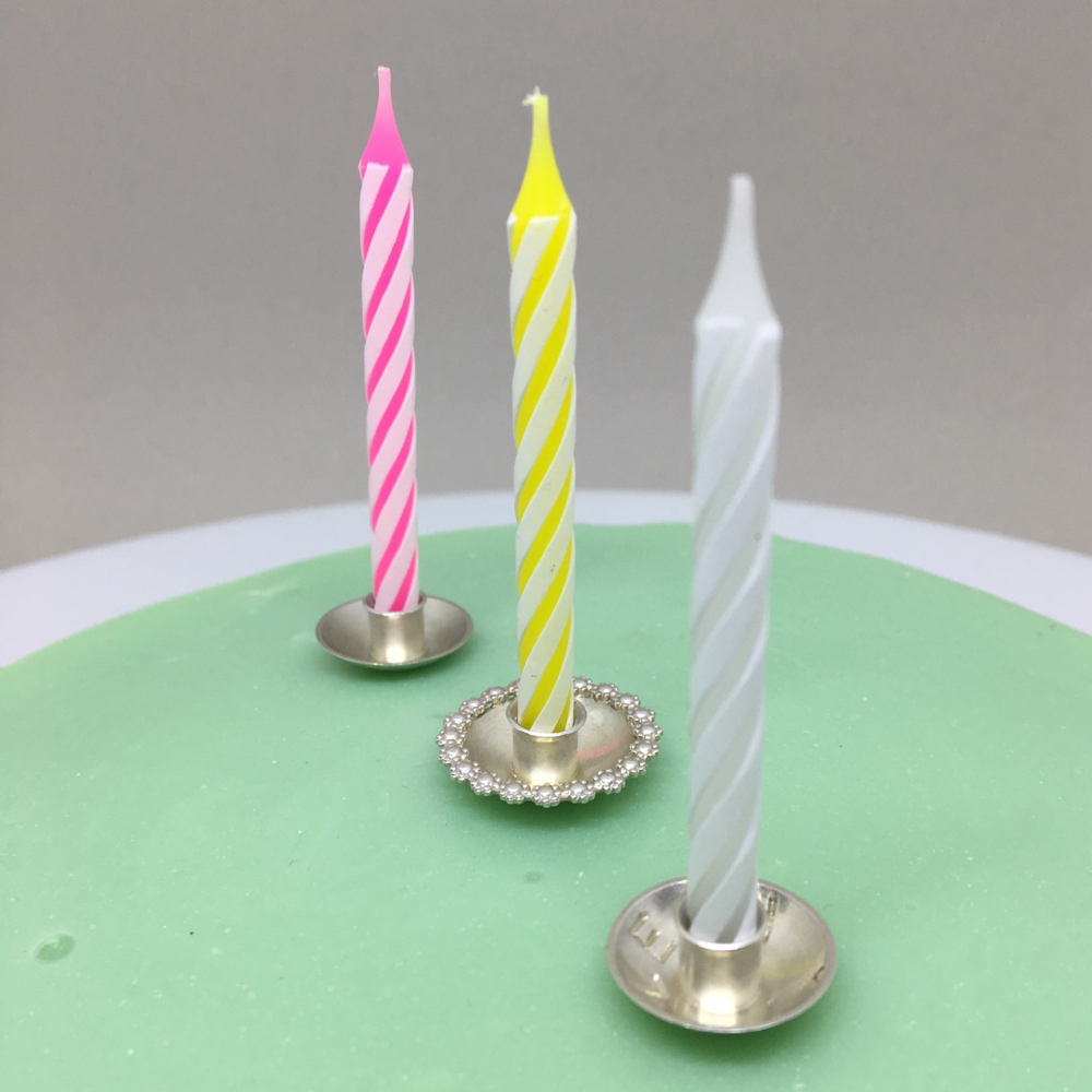 Birthday Cake Decoration Cake Candle Holders For Birthday In Sterling Silver Birthday Cake Decoration Cake Candle Holders For Birthday In Sterling Silver