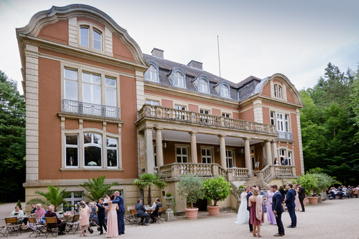 Gästeempfang auf Schloss Eldingen