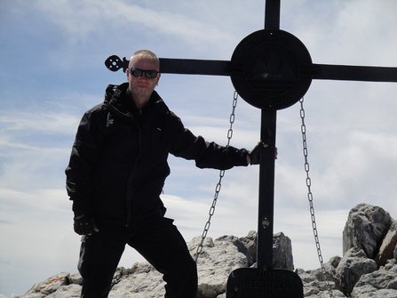 Auf der Watzmann Mittelspitze 2713m