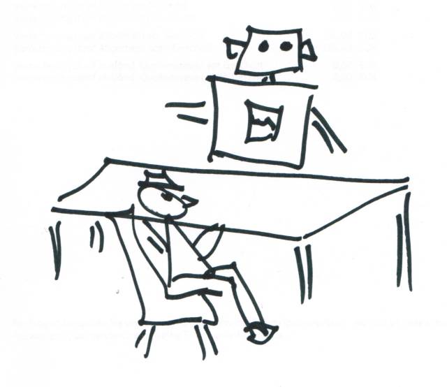 "Alles kein Problem! Jeder Kursrückgang ist nur eine neue Chance!" Ob wir das unserem Robo-Advisor glauben dürfen?